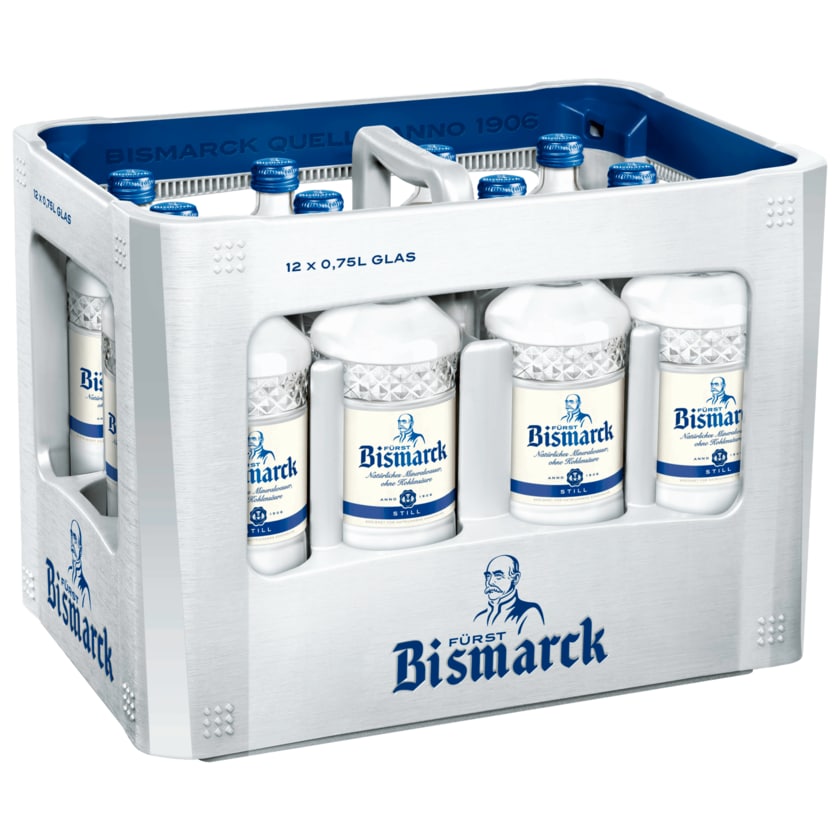 Fürst Bismarck Mineralwasser Still 12x0,75l